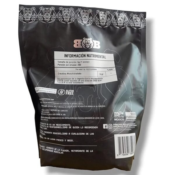 Creatina Black Bear 1 kg - Image 2